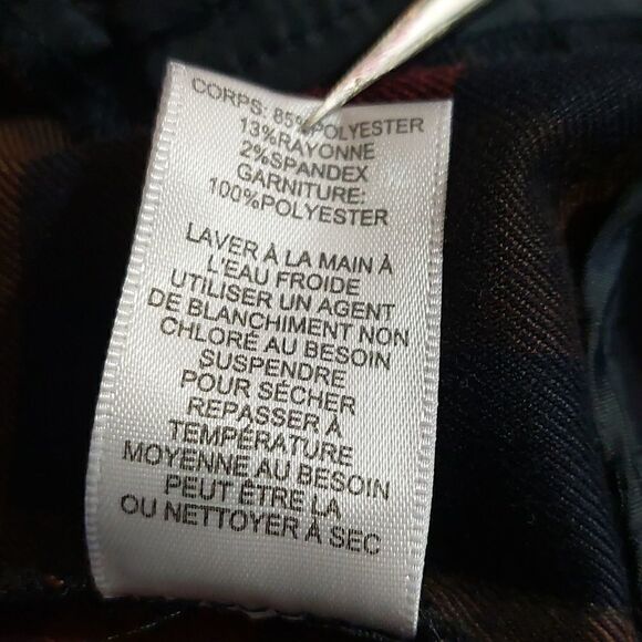 Design Lab Plaid Jacket/Poncho  - Picture 8 of 8